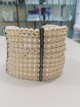 Carica l'immagine nel visualizzatore di Gallery, Bracciale perle argento 925 e zirconi
