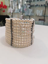 Carica l'immagine nel visualizzatore di Gallery, Bracciale perle argento 925 e zirconi