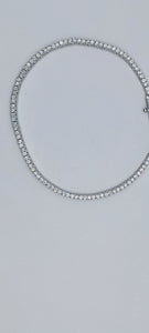 Bracciale tennis in Argento con zirconi