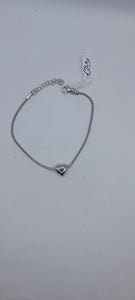 Bracciale in Argento con cuore