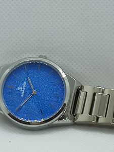 Orologio glitter blu