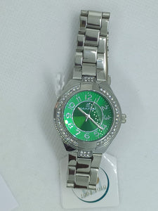 Orologio quadrante verde