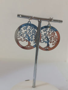 Orecchini Albero della vita con Glitter