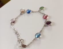 Carica l&#39;immagine nel visualizzatore di Gallery, Bracciale pietre colorate
