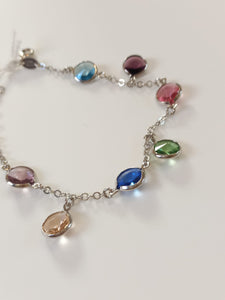 Bracciale pietre colorate