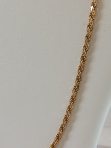 Collana argento dorato