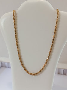 Collana argento dorato