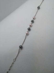 Bracciale con perle donna Afrodite - Argento