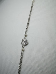 Bracciale cuore - afrodite argento