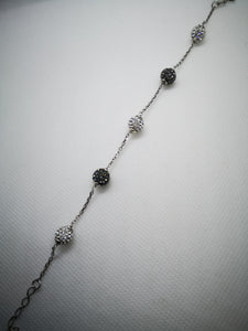 Bracciale crystall ball - Afrodite Argento