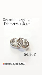 Orecchini a cerchio